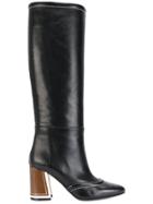 Marni Chunky Heel Mid-length Boots - Black
