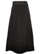 Isabel Marant Maxi Skirt, Women's, Size: 40, Black, Cotton/linen/flax