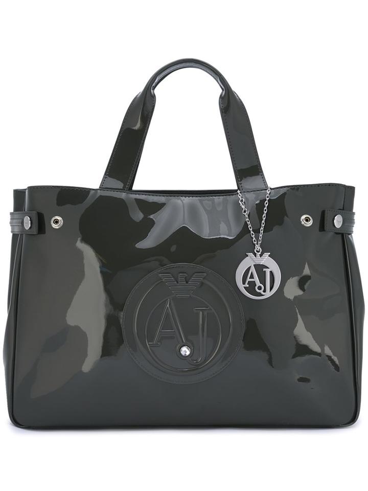 Armani Jeans Logo Tote, Women's, Green