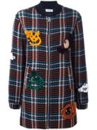 Au Jour Le Jour Checked Bomber Jacket - Multicolour