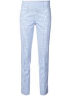 Michael Kors Collection Side Zipped Trousers - Blue