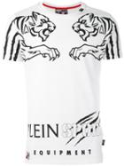 Plein Sport - Tiger T-shirt - Men - Cotton - Xl, White