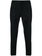 Pt01 Cropped Slim-fit Trousers - Black