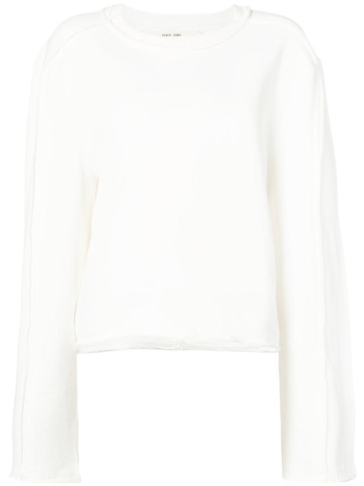 Damir Doma - Wide Sleeve Top - Women - Cotton - S, White, Cotton