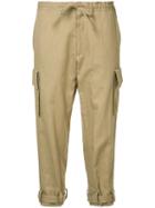 Yohji Yamamoto Bottom Belt Pants, Women's, Size: 1, Brown, Cotton/linen/flax