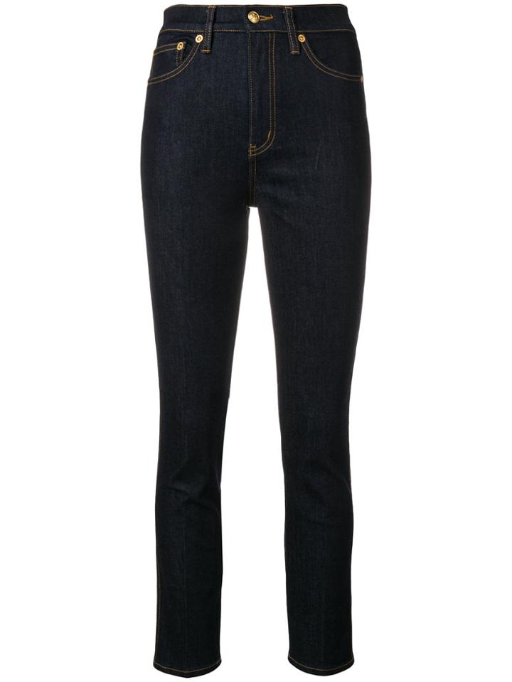 Tory Burch Skinny Fit Jeans - Blue