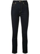 Tory Burch Skinny Fit Jeans - Blue
