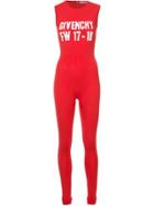 Givenchy Fw17-18 Print Sleeveless Jumpsuit - Red