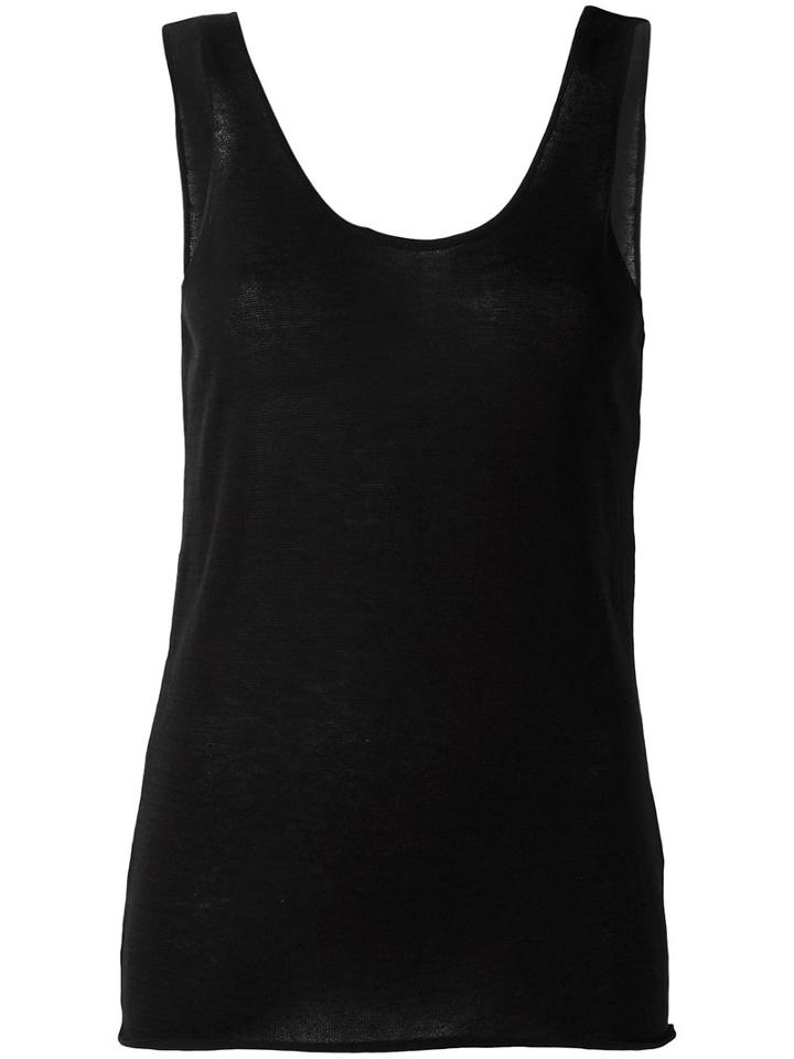 Lost & Found Ria Dunn - Strap Detail Top - Women - Cotton - Xs, Black, Cotton