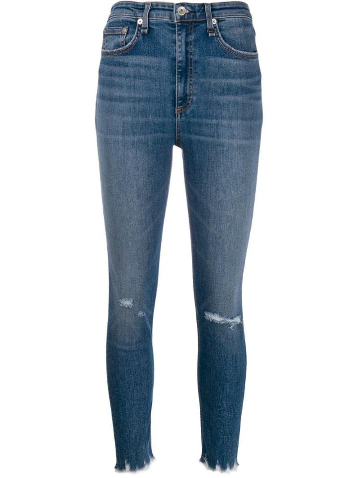 Rag & Bone Vernon Skinny Jeans - Blue