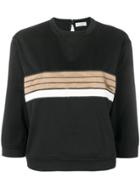 Brunello Cucinelli Striped Sweater - Black