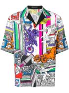 Versace Jeans Colour-block Print Shirt - White