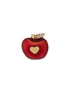 Marc Jacobs Enameled Apple Stud Earring - Metallic