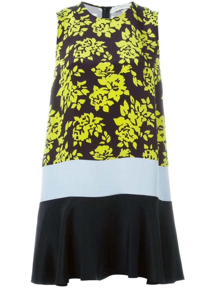 Mary Katrantzou Antona Shift Dress, Women's, Size: 8, Black, Silk