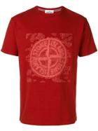 Stone Island Logo T-shirt - Red