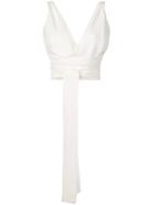 Dsquared2 Plunge Neck Wrap Vest - White