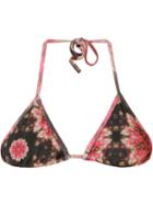 Skinbiquini Floral Triangle Bikini Top
