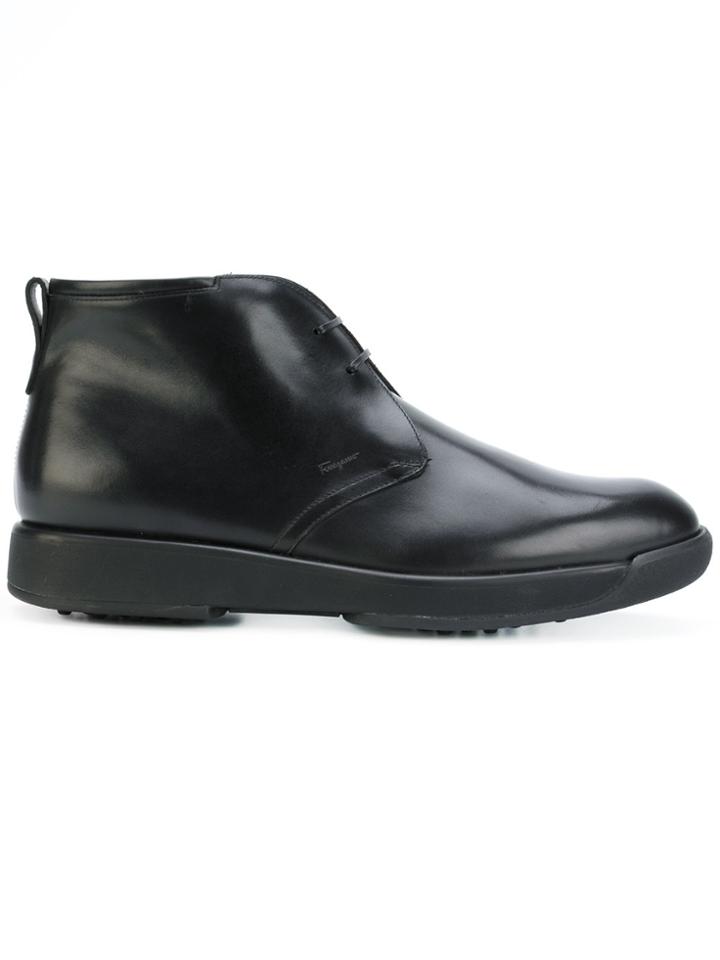 Salvatore Ferragamo Dorris Ankle Boots - Black