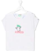 Kenzo Kids Logo Patch T-shirt - White