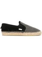 Jimmy Choo 'vlad' Studded Espadrilles - Black