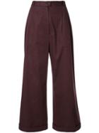 Chanel Pre-owned Long Wide Pants - Purple