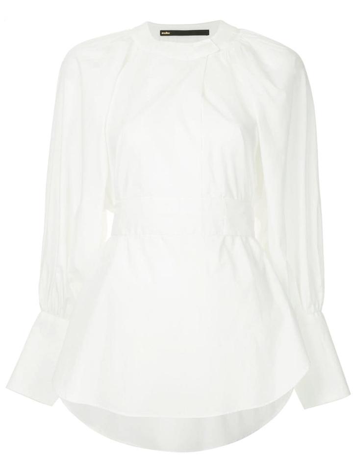 Muller Of Yoshiokubo Tie Waist Flared Shirt - White