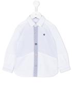 Familiar Contrast Placket Shirt, Toddler Boy's, Size: 2 Yrs, White