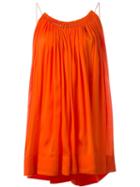 Stella Mccartney 'judy' Tunic-dress, Women's, Size: 42, Yellow/orange, Silk/metal (other)
