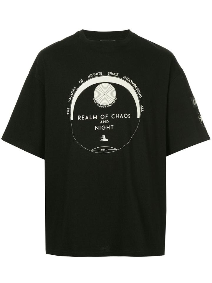 Lanvin Slogan Print T-shirt - Black