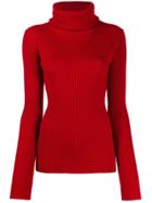 Pringle Of Scotland Slim-fit Ribbed Jumper - Red