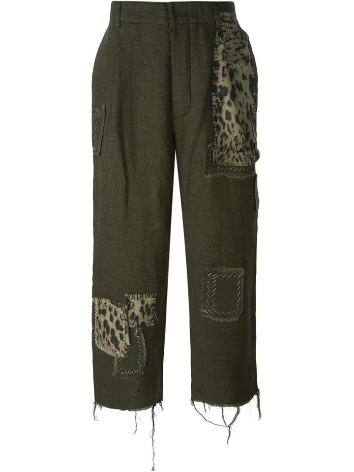 Heikki Salonen Patched Cropped Trousers