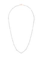 Gigi Clozeau Diamond And Resin Small Stones Necklace - Metallic