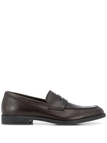 Fratelli Rossetti Polished Finish Loafers - Brown