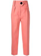 Petar Petrov High-waisted Trousers - Pink