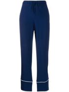 Marni Straight Cropped Trousers - Blue
