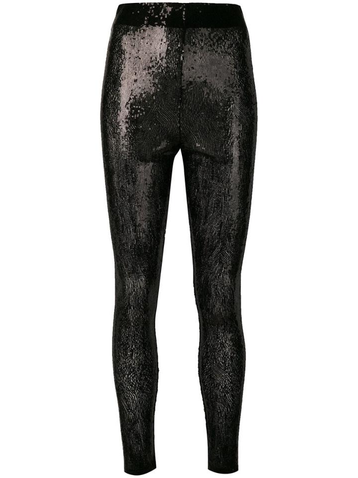 Philosophy Di Lorenzo Serafini Lace Structured Leggings - Black