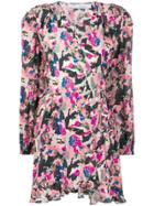 Iro Bloomy Ls Print Dress - Pink