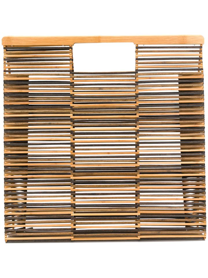 Cult Gaia Gaia's Foldable Tote Bag - Brown