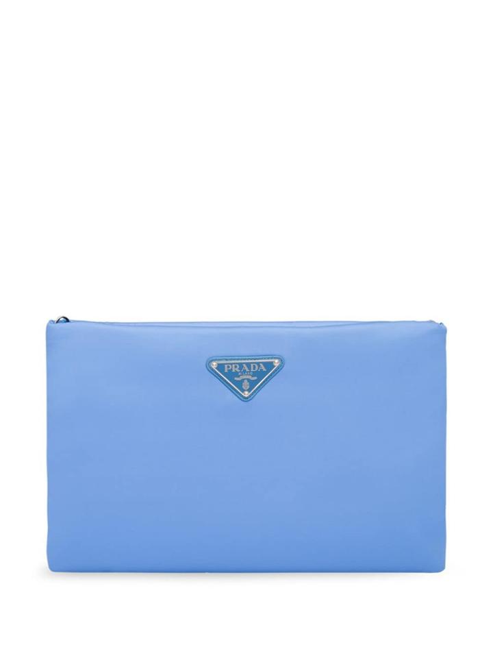 Prada Padded Clutch Bag - Blue
