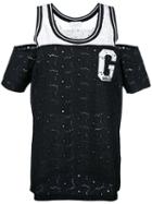 Gaelle Bonheur - Lace Tank Top - Women - Cotton - 44, Black, Cotton