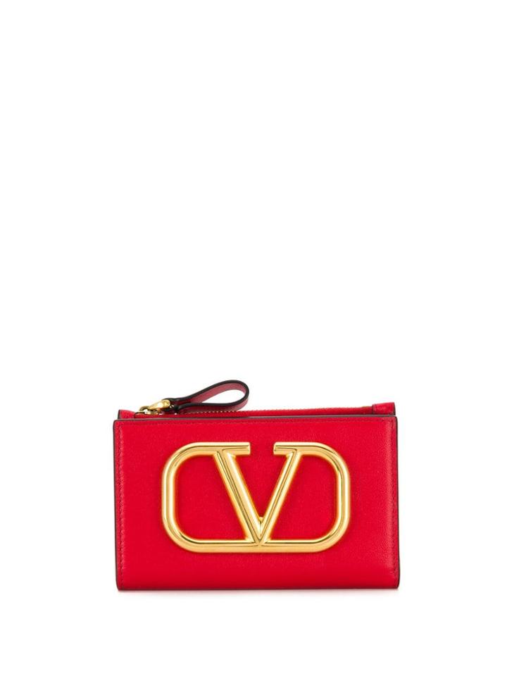 Valentino Valentino Garavani Go Logo Purse - Red