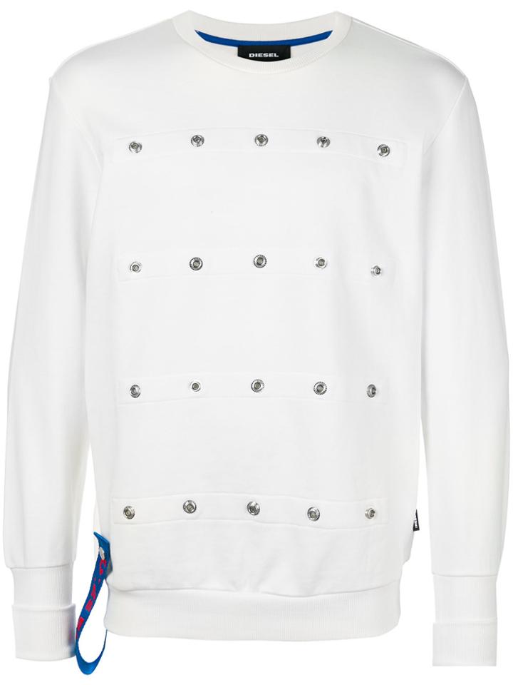 Diesel S-car Sweater - White