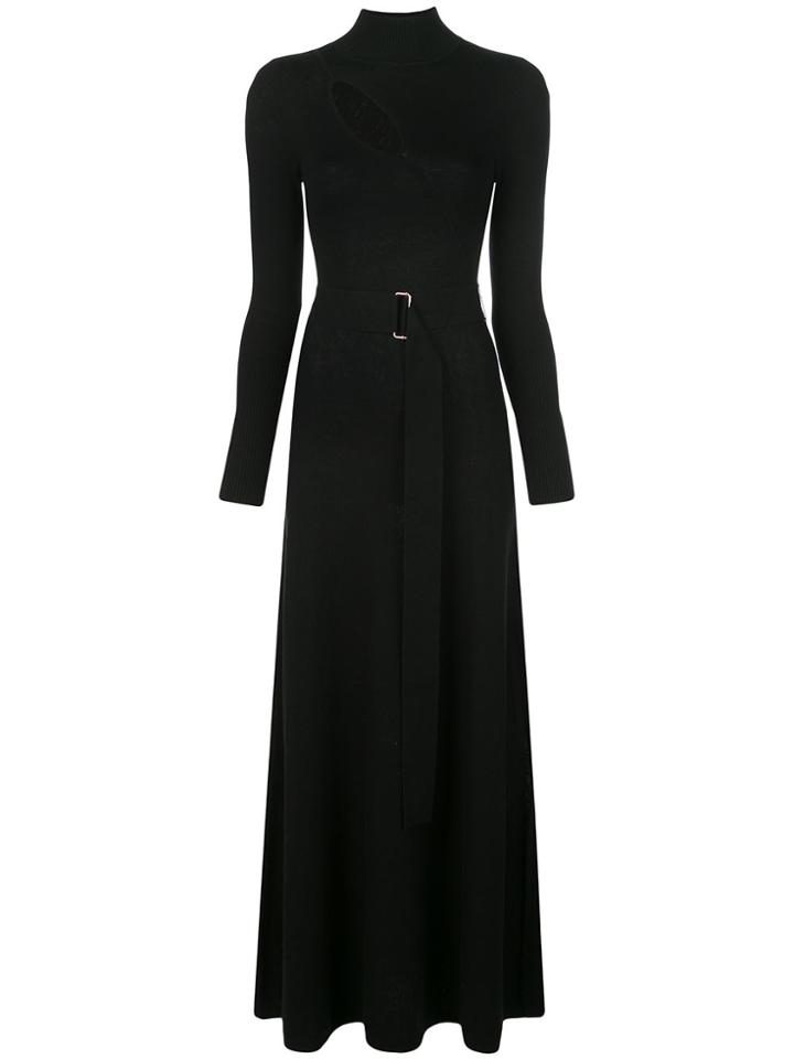 Nicholas Cut-out Detail Knitted Dress - Brown