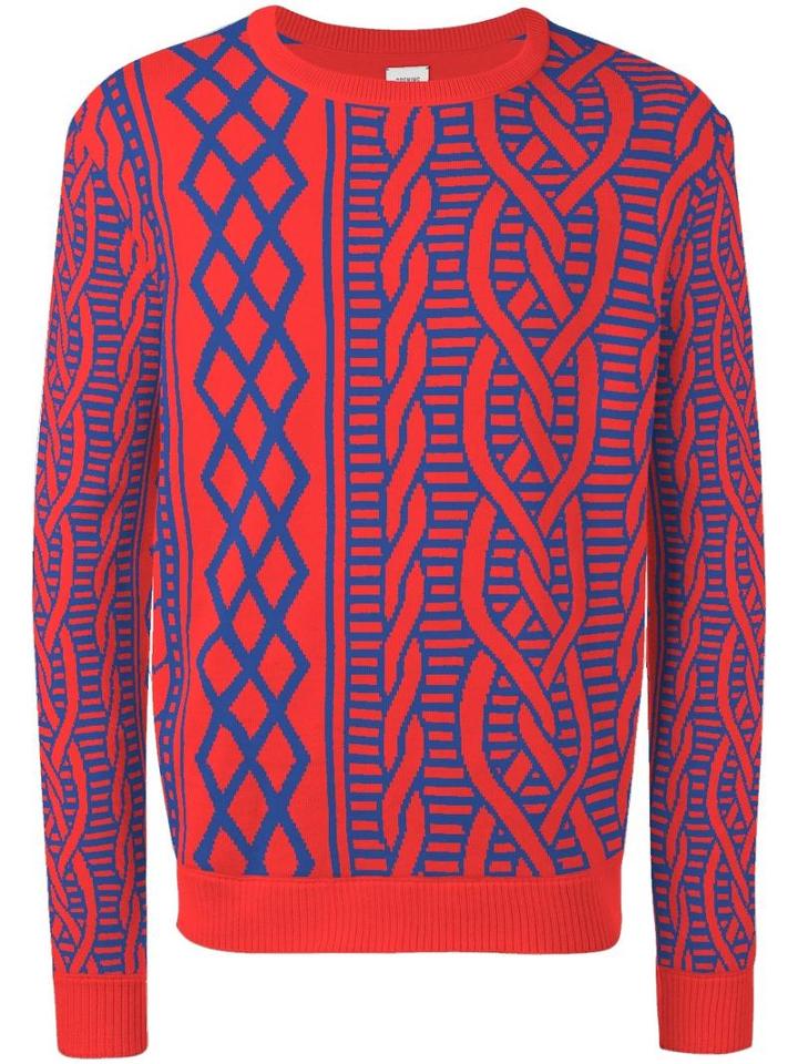 Opening Ceremony Umd X Opening Ceremony Jumper, Men's, Size: Xl, Red, Merino
