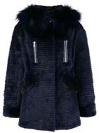 Liska Hooded Jacket - Blue