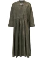 Uma Wang Loose Fit Dress - Green
