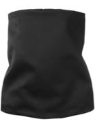 Jil Sander Strapless Top, Women's, Size: 34, Black, Polyester/polyimide/spandex/elastane/silk