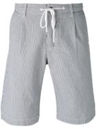 Woolrich - Striped Bermuda Shorts - Men - Cotton - 33, White, Cotton