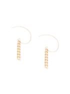 Petite Grand Double Chain Earrings - Gold