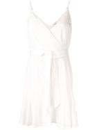 Suboo Goldie Wrap Tie Mini Dress - White